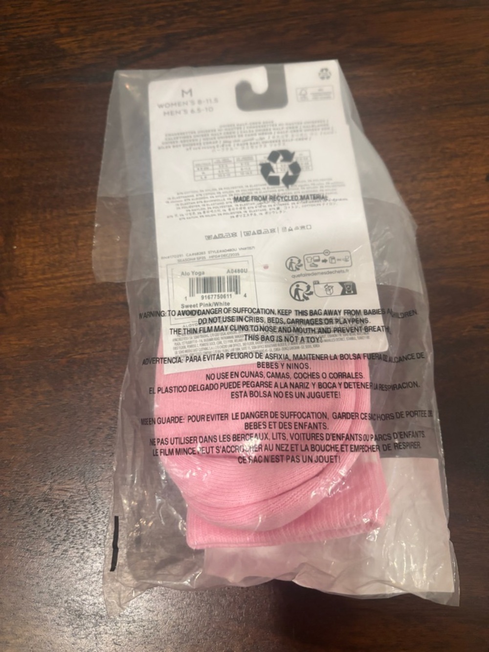 Alo Unisex Half - Crew Socks
Sweet Pink
Medium - Picture 3 of 3
